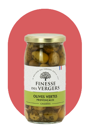 Olives vertes Cassées Provençales